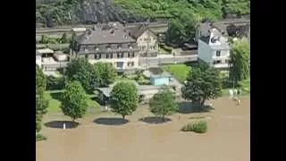 Hochwasser in St.Goar und St Goarshausen am Rhein