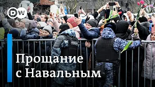 "Приехал отдать последние почести": что говорили люди, пришедшие на похороны Алексея Навального
