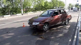 На Чуднівському мосту «Богдан» зіштовхнувся з машиною «Житомиргаз»- Житомир.info