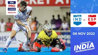 FIH Hockey Pro League 2022-23: India vs Spain (Men, Game 2) - Highlights