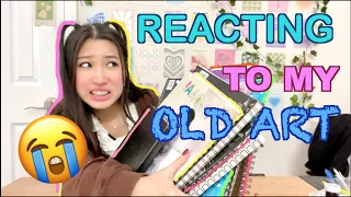 REACTING TO MY *CRINGEY* OLD SKETCHBOOKS