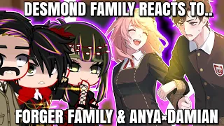 Desmond family reacts to the forger family and Anya x Damian||Anya×Damian||Spy x family 🔪🔎