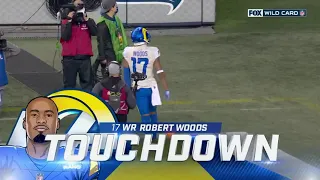 Goff finds a WIDE OPEN Robert Woods for the TD 😳 Rams lead 30-13