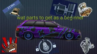 Correct parts to get for your car in Drag Racing: Streets