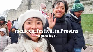 VLOGMAS DAY 11 🎄 Visiting a medieval festival in Provins