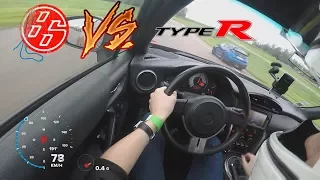 [Track Battle] GT86 vs Clio IV RS vs Civic Type R (FK2) vs 206 RC