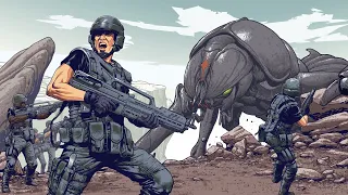 Massive Alien Spider Ambush In Starship Troopers: Terran Command