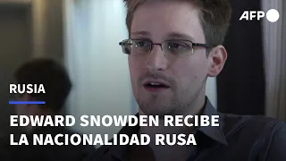 Putin otorga la nacionalidad rusa a Edward Snowden | AFP