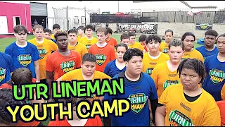 UTR YOUTH Lineman Camp (California) 1 vs 1s 🔥🔥🔥 These Kids have Crazy Talent