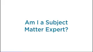 What it means to be a Subject Matter Expert (SME) for NHA