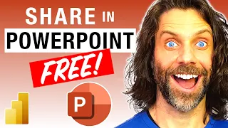 Share Report In PowerPoint With Power BI Free Account