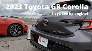 2023 Toyota GR Corolla hot lap at Eagles Canyon Raceway