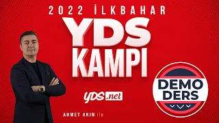 Ahmet Akın ile  ONLINE YDS KAMPI - Demo Ders