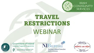 Travel restrictions  between the U.S, Ireland and Northern Ireland