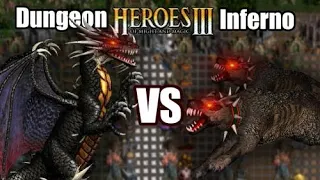 Dungeon VS Inferno | 100 weeks growth | Heroes of Might and Magic 3 HotA