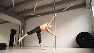 PoleTricks ! Заход на флажок с замаха ! ФЛЯК НА ПИЛОНЕ ! Flick