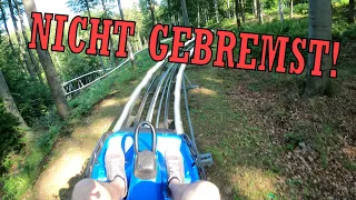 Sommerrodelbahn - 1000m ohne Bremsen? | Harzbob Thale | Harztag Part 4/4