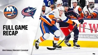 New York Islanders vs Columbus Blue Jackets Oct 19, 2019 HD. НХЛ обзор