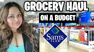 SHOPPING AT SAMS CLUB ON A BUDGET | BUDGET GROCERY HAUL OCTOBER 2023 | Our DysFUNxional Family