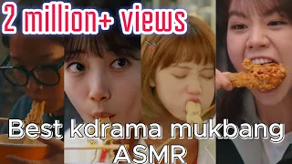 The best mouthwatering kdrama mukbang scenes ASMR  #kdrama #mukbang