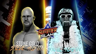 WWE 2K20: "Stone Cold" Steve Austin vs Hollywood Hulk Hogan - Summerslam (Custom Promo & Match)