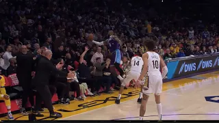 LeBron's Dives For Lose Ball & Earns An Applause