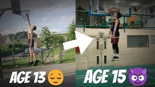 Dunk Progress-Nothing to Windmill-Age 13-15 at 6ft tall