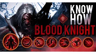 How to BLOOD KNIGHT - ALL BEST SKILLS REVIEW | Diablo Immortal