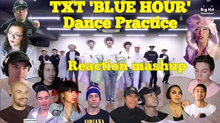 TXT 'Blue Hour' Dance Practice || Reaction Mashup @kmrreactors7620