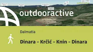 Interactive 3D video: Dinara - Krčić - Knin - Dinara