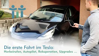 Erste Fahrt im Tesla: Mit Fragen zu One Pedal Driving, Rekuperation, Autopilot, Battery Day …