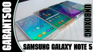 Samsung Galaxy Note 5 Duos (SM-N9208) Распаковка и знакомство!
