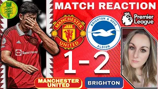 New Season, Same S**T! |Man United 1-2 Brighton |INSTANT Match REACTION|FEMALE #MUFC Panel #MUNBHA