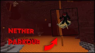 Minecraft Nether Parkour MLG #shorts