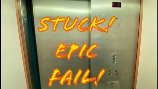 Stuck in Schindler RT Hydraulic Elevator with TJ Fire department rescue Epic Fail