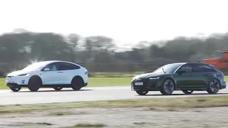 Audi RS6 vs Tesla Model X