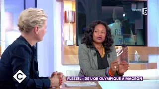 Laura Flessel : de l'or olympique à Macron - C à Vous - 18/09/2017