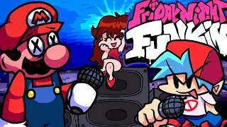 Friday Night Funkin' - V.S. Mario FULL WEEK - FNF MODS [HARD]