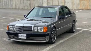 Mercedes 190e W201🔥 evo body sport line finition 1990 🇩🇿DZ stance🇩🇿 ‏ما شاء الله ❤️