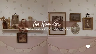 DIY home decor | Hago mi propio papel mural 🌟🌸| Dormitorio cottage