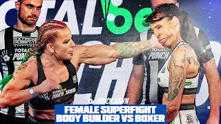 Female Boxer vs. Female Bodybuilder | PUNCHDOWN 4 Super Fight!