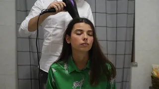 The Perfect Hair Dryer Sound with Her: Pure Relaxation ASMR 💗