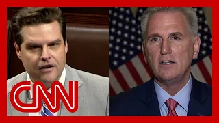 'Move the f****** spending bill': See Gaetz response to McCarthy