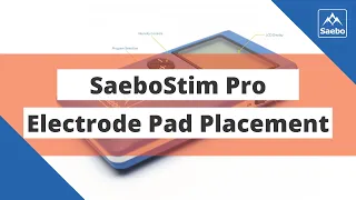 SaeboStim Pro - Electrode Pad Placement