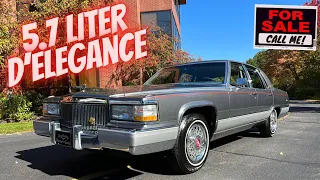 1991 Cadillac Brougham D’Elegance 5.7 Liter FOR SALE by Specialty Motor Cars
