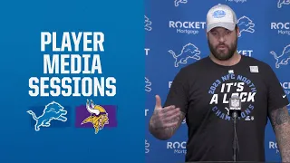 Detroit Lions players meet with the media | 2023 Week 16: Lions vs. Vikings