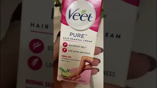 Just at Rs 80 try the most easy & quick Hair removal cream “New Veet Pure” with the freshest smell.