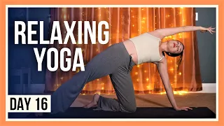 15 min Yoga for Flexibility – Day #16 (EVENING YOGA CLASS)