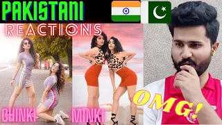 Pakistani React on Chinki Minki Latest dance videos |Twin Sisters Comedy Tiktok Videos