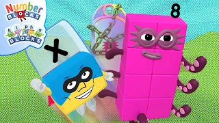 @Numberblocks & @officialalphablocks |  Alphablocks and Numberblocks Meet | X v Octoblock Hero special